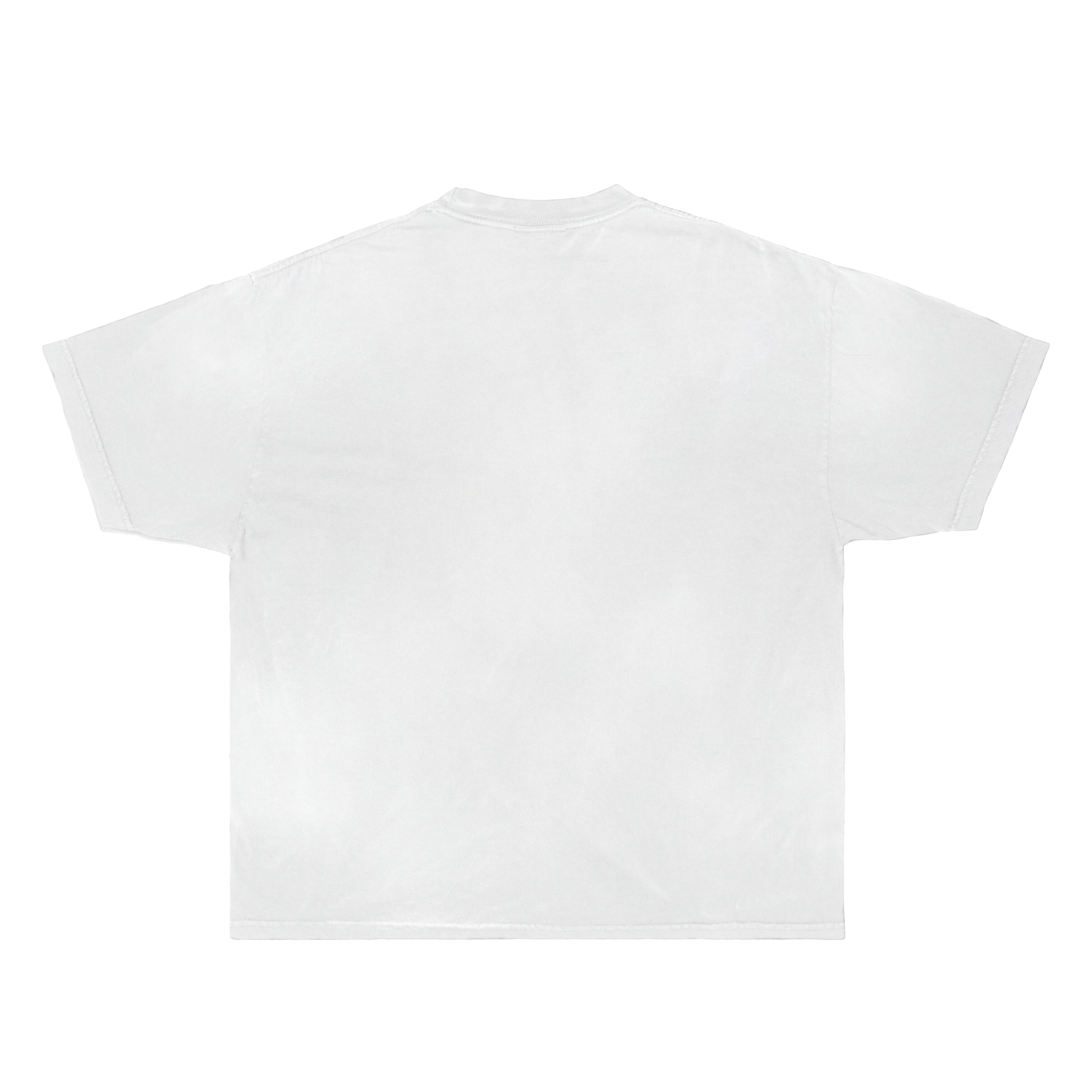 Rockstar Streetwear White Cotton Tee – 100% Cotton