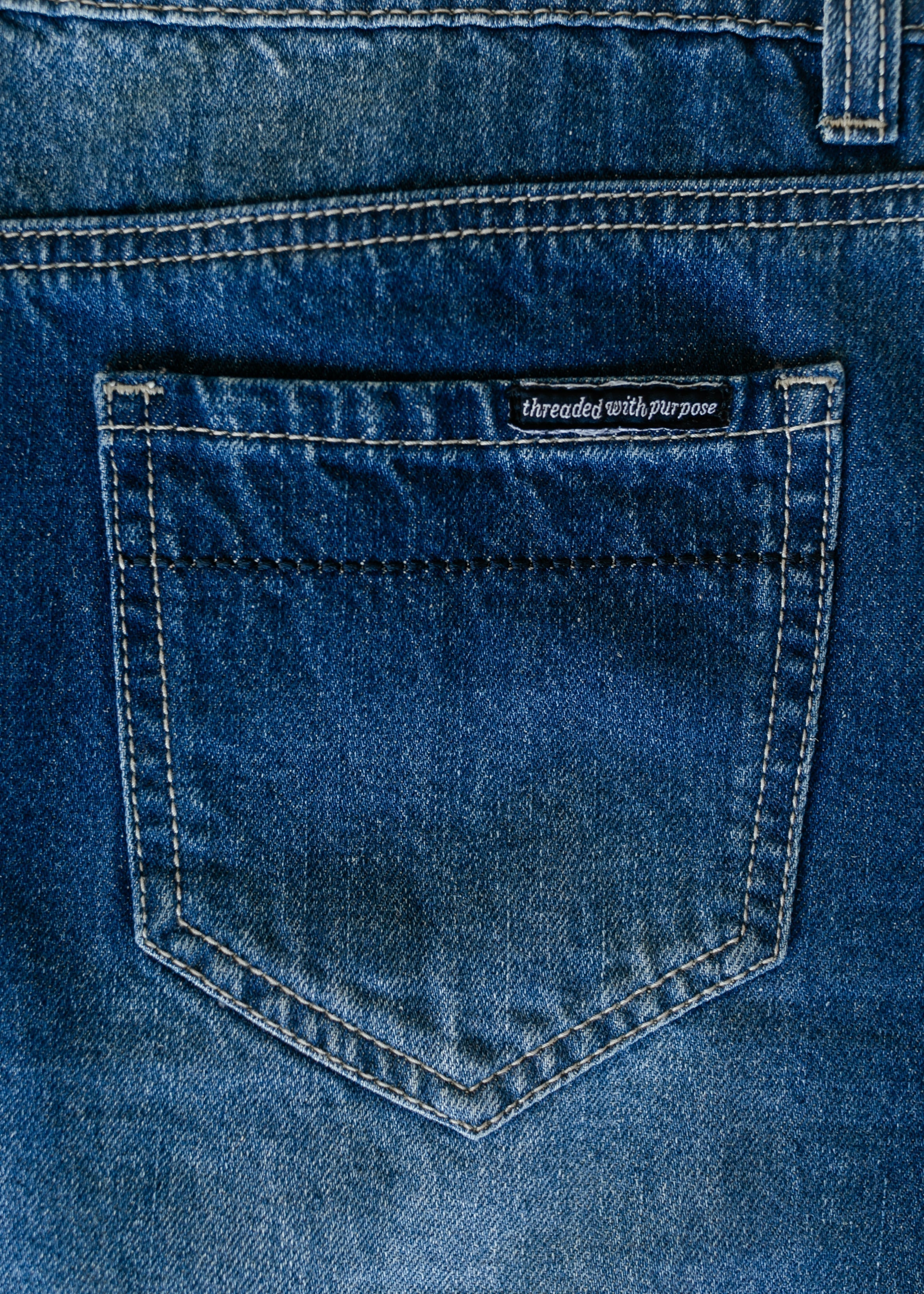 Jennifer A-Line Long Denim Skirt – Medium Wash