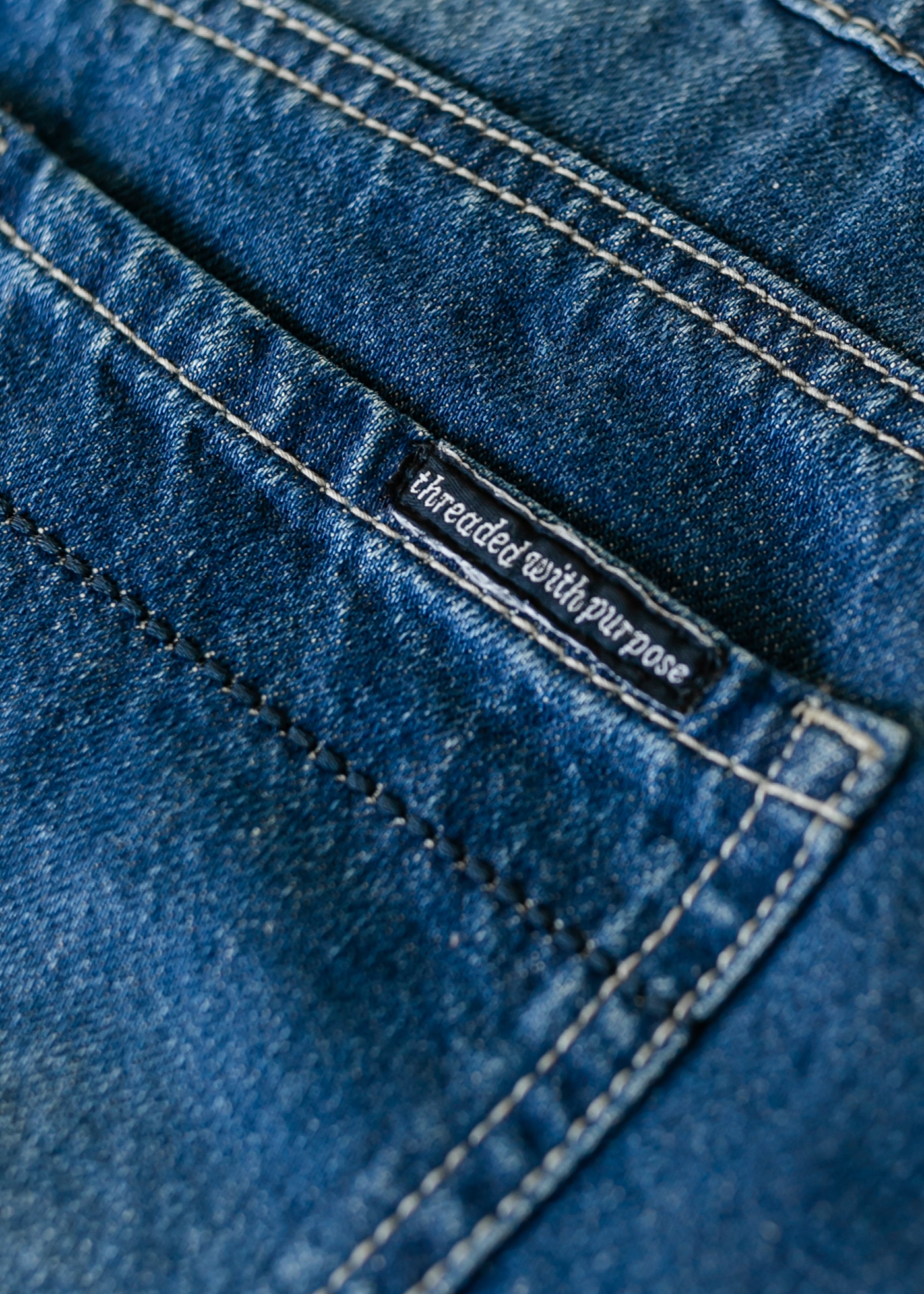 Jennifer A-Line Long Denim Skirt – Medium Wash